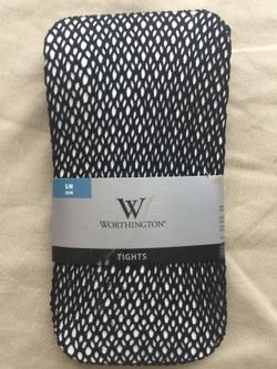 New S/M women’s black fish net tights