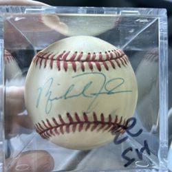 Michael Jordan Signed Rawlings MLB Baseball w COA Auto Chicago Legend Autograph
