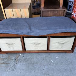 Bench With Storage 