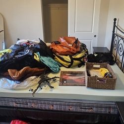 Full Bed Frame With Box Spring And Mattress Must Pick Up