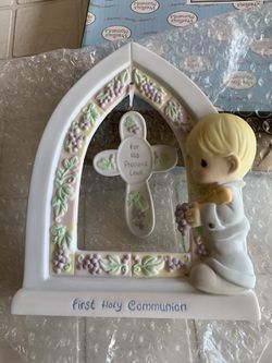Precious Moments Communion Shelf Plaque “For His Precious Love “