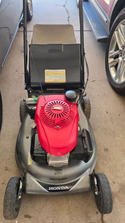 Honda self-propelled lawn mower.