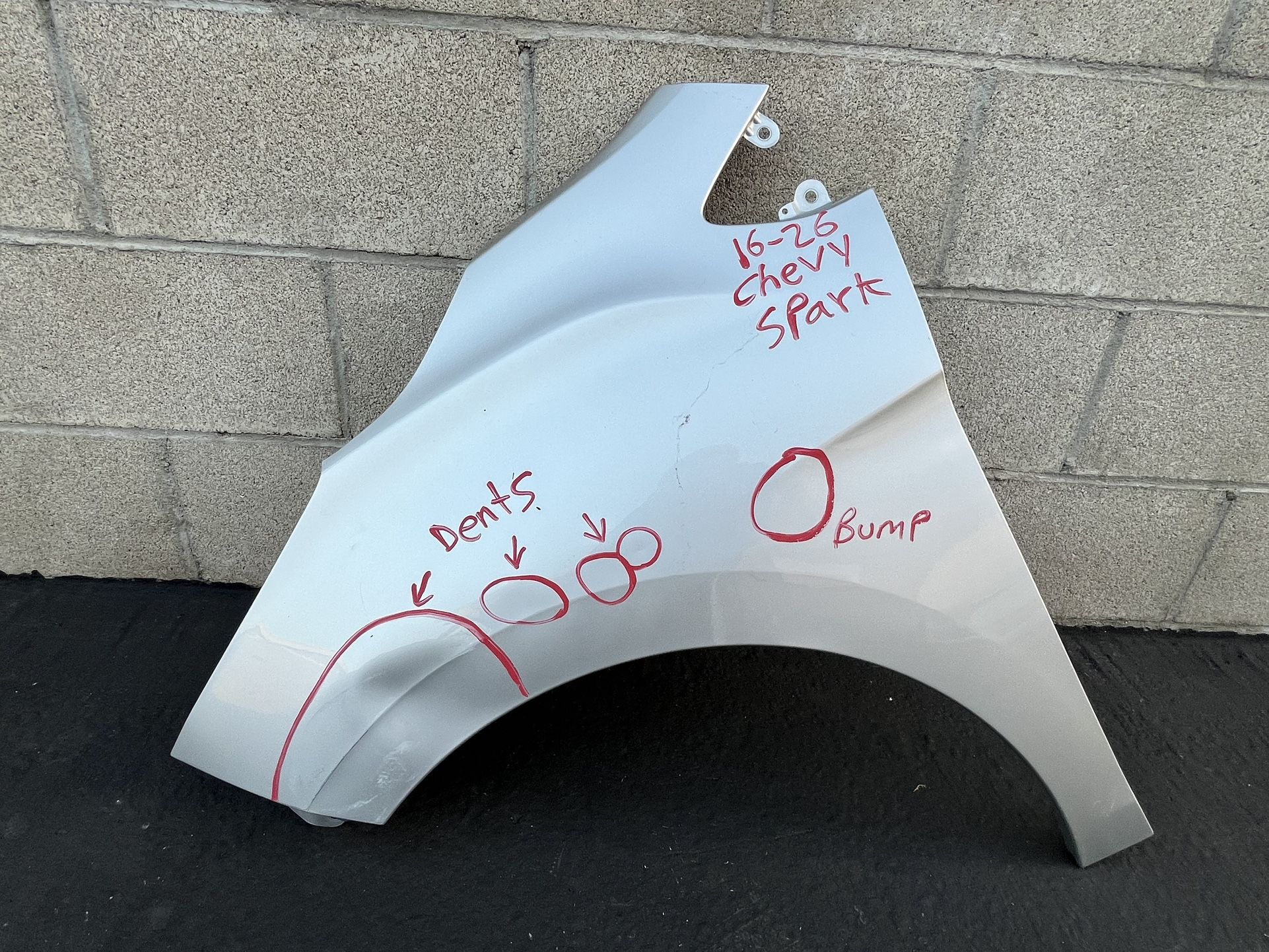 2016-2022 CHEVY SPARK HATCHBACK LEFT DRIVER SIDE FENDER OEM
