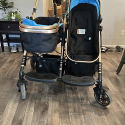 Baby Double Stroller
