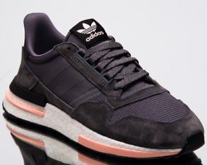 Adidas Originals ZX 500 Rm Boost Men Grey Clear Orange Lifestyle Sneakers sz. 11