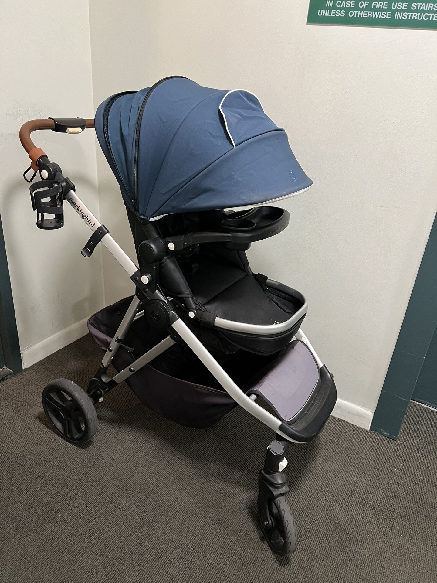 Mockingbird Single-to-Double Stroller + Accessories