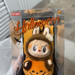 Authentic Halloween Pumpkin Labubu