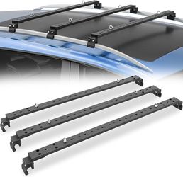 YZONA Heavy Duty 400lb Roof Cross Bars Compatible with Raised and Recessed Side Rails, Adjustable Cross Bars, Roof Rack, Fits Most