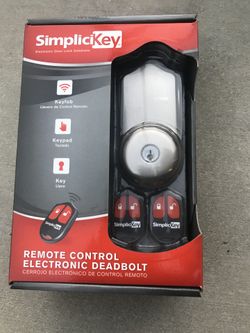 SimpliciKey Electronic Deadbolt