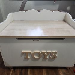 Wood toy box