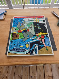 1966 Whitman Batman Frame-tray Puzzle 