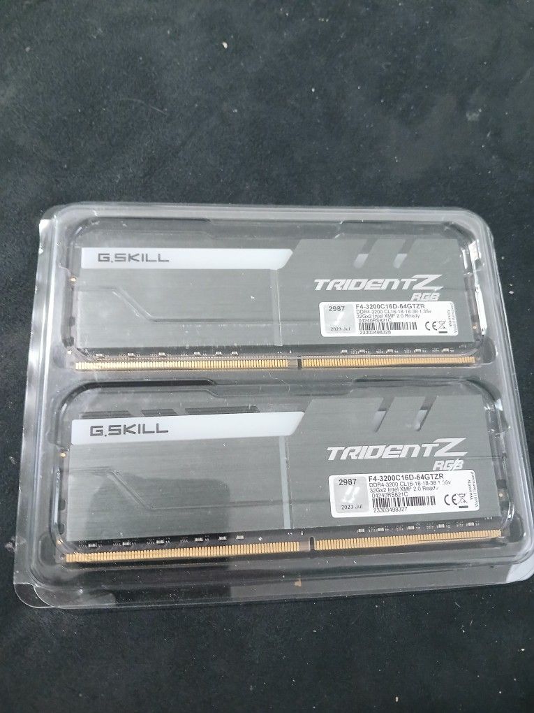 G.SKILL Trident Z 64 GB (32GB X 2) RGB RAM