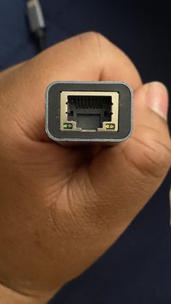 USB C To Ethernet Port Adapter Compatible with Console & PC