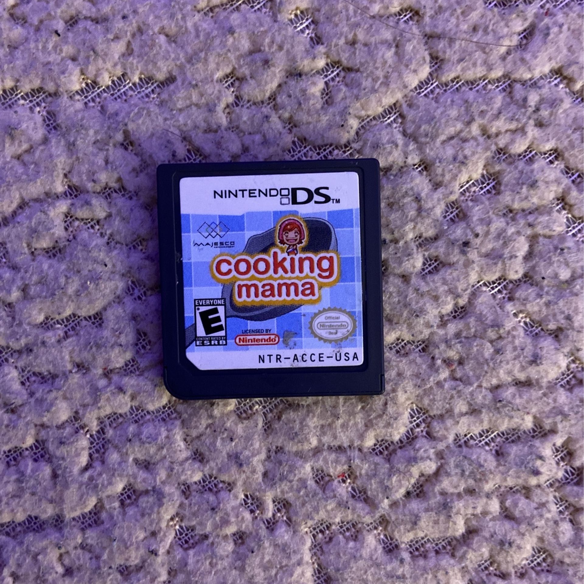 Cooking Mama DSI Game