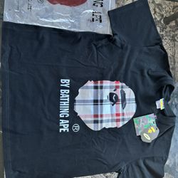 Bape X Burberry T Shirt