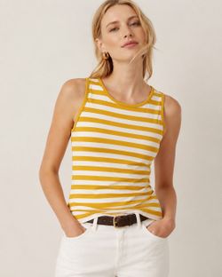 J. Crew 100% cotton striped tank Size Small