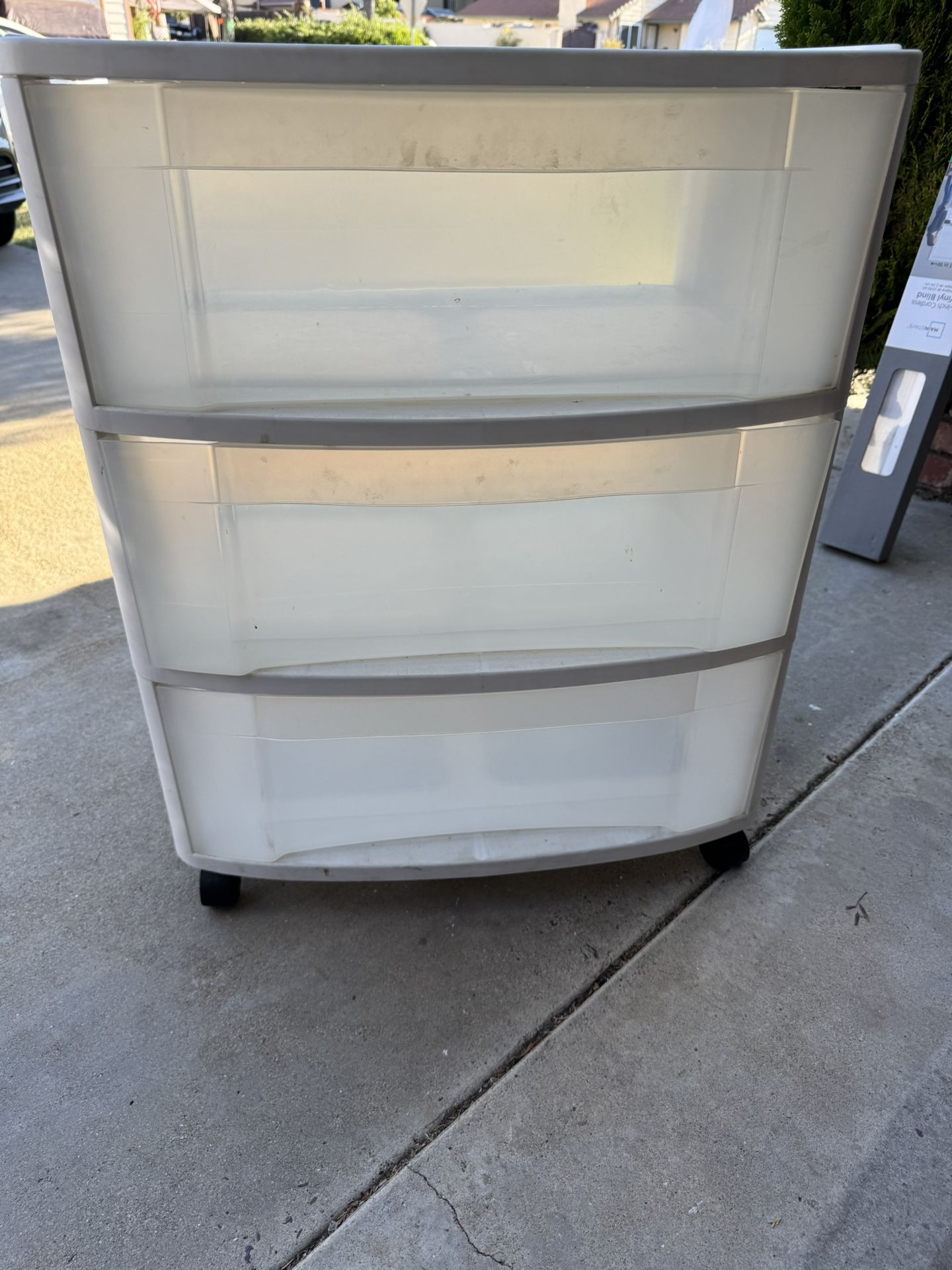 3 Drawer Plastic Organizer 