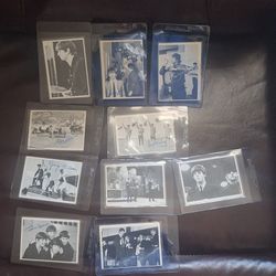 Lot Of 10 Beatles Collectible Cards