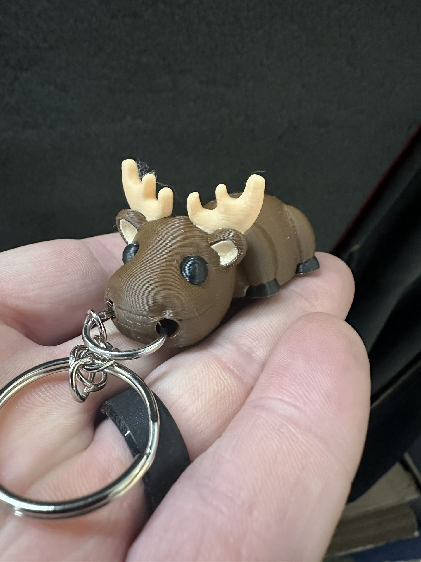 3D Printed Moose Keychain