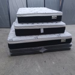 🟦queen Size Mattress Pillow Top 12" Thick 