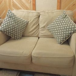 Couch Pull Out Mattress And Love Seat