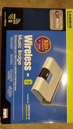 Linksys wireless music bridge