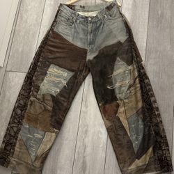 Acne Studios Patched Denim Jeans 