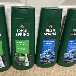$3 Each Of Irish Spring Men Body Wash 