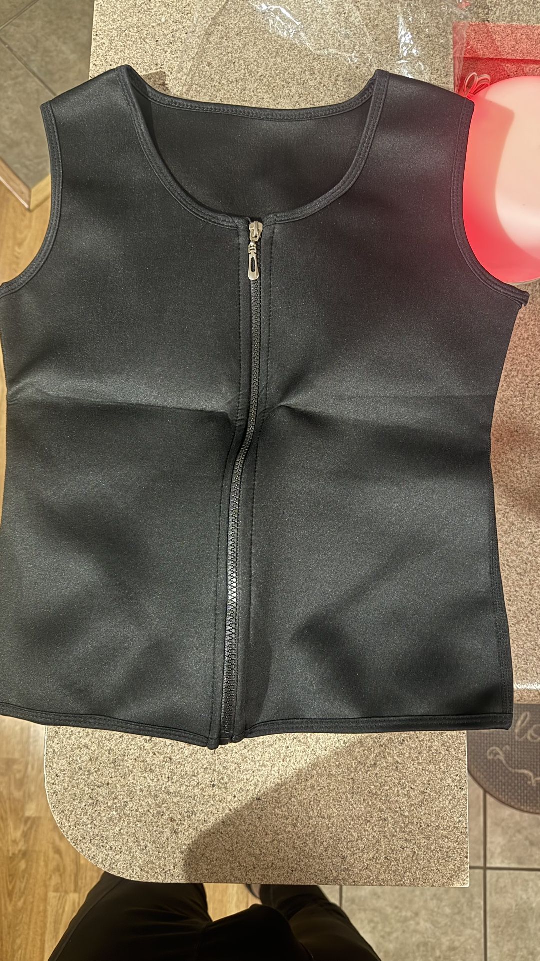 Men Sauna Vest Sweat Waist Trainer Tank Top (Medium