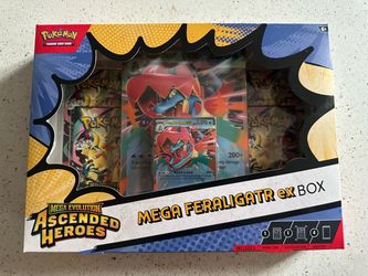 Pokemon Ascended Heroes Mega Feraligatr ex Box