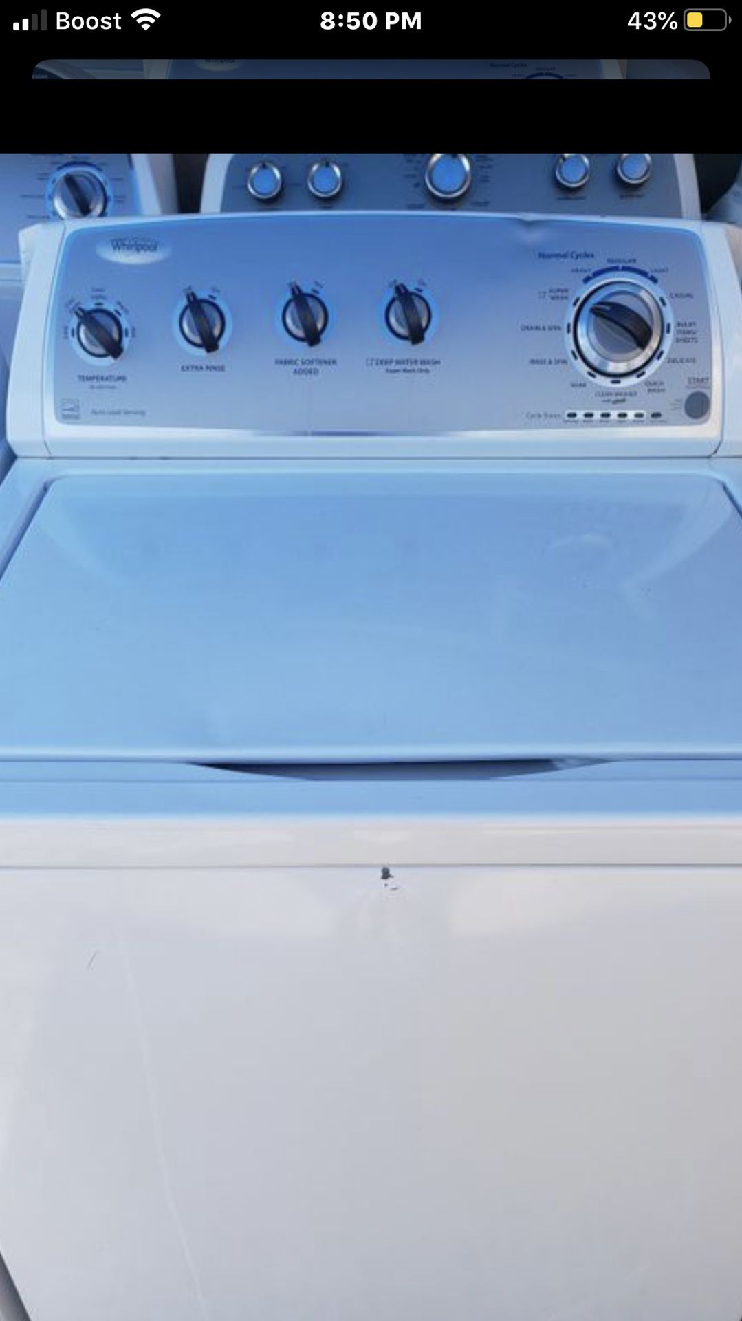 Whirlpool washer