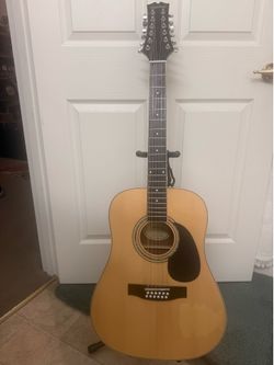 Mitchell 12 string acoustic/electric w/ BI tuner
