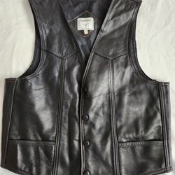 Men's Leather Vest 
