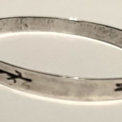 Native American Silver Bracelet/bangle