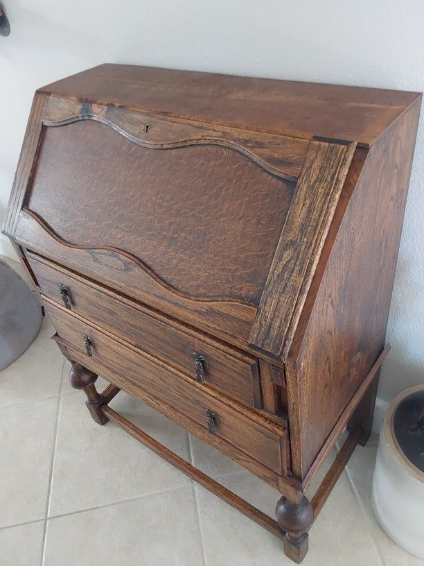 Secretary Desk (German 1(contact info removed)) Antique