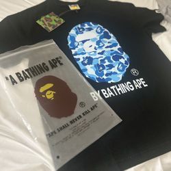 bape blue size M