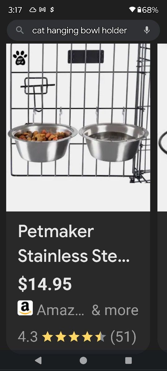 Hanging Bowls For Pets
