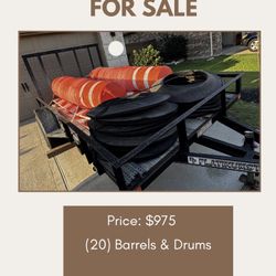 Barrels & Drums - Traffic Control