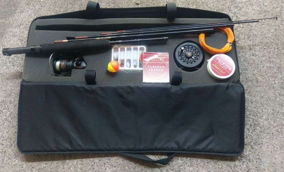 *RARE/NEVER USED* MARLBORO™ DUAL REEL & ROD FISHING SET!!
