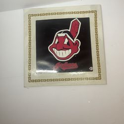 Vintage Cleveland Indians 8”x8” carnival/fair prize 
