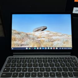 Lenovo Chrome Book Touch Screen Detachable Keyboard Turn Into Tablet 