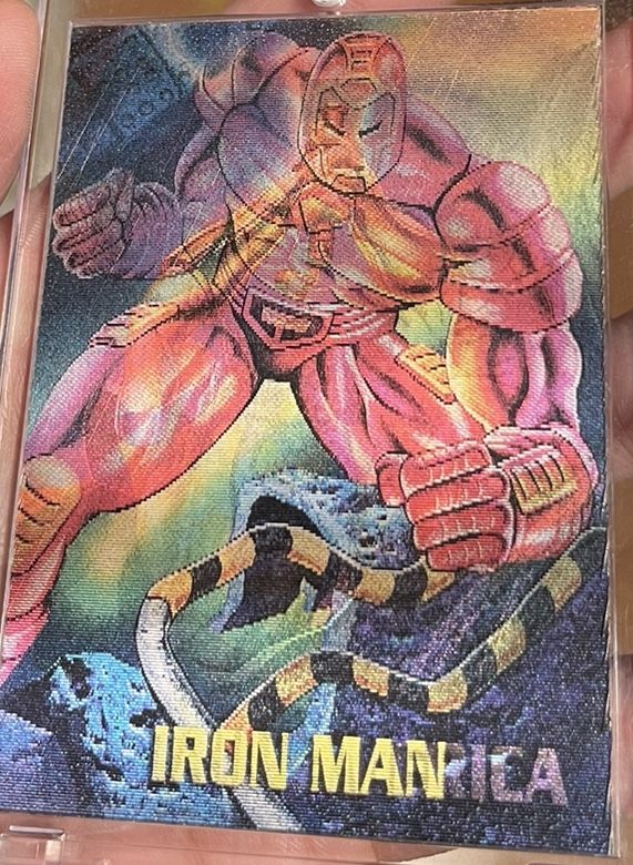 The Best Marvel Card Ever Produced : 1995 Fleer Marvel Masterpieces Mirage Avengers Limited Edition 1 of 2