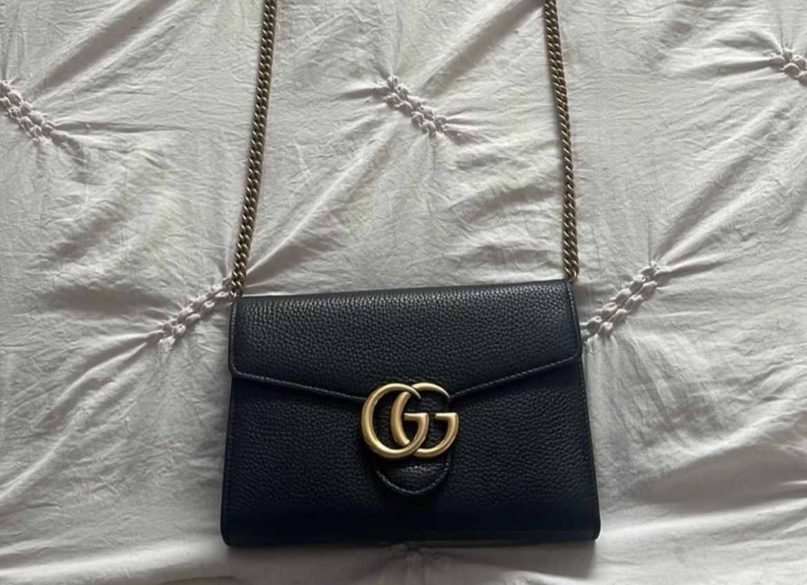 Gucci Marmont Wallet On Chain Crossbody