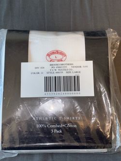 Brooks Brothers Boys Athletic T-Shirts - Large (3 Pack)