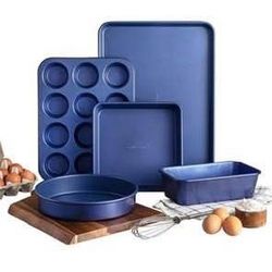 FREE 🎁 with purchase-   New Set of 3 bakeware, granite stone