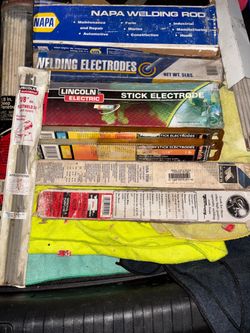 🔥 New/Unused Stick Welding Rod Lot – Lincoln, NAPA & More! 🔥