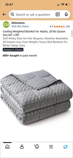 Uttermara Cooling Weighted Blanket 20 lbs Queen