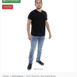 2 Brand New TPJ Sky Light Blue Jeans Size 38x28