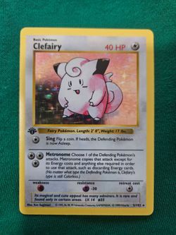Clefairy Holo 1st Edition Base Set 5/102