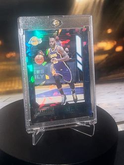LeBron James Panini Playbook Lakers Holo Trading Card